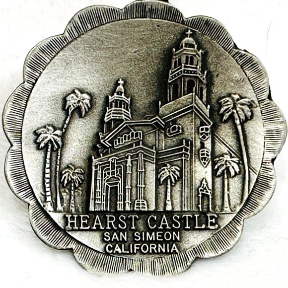 Hearst Castle Souvenir Spoon - 1990 Josef Pewter Signed - Picture 5 of 8